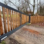 Schiebetor Aluminium wurde in Bad Driburg von Zaunteam Paderborn, Willebadessen im Jahr 2025 erstellt.