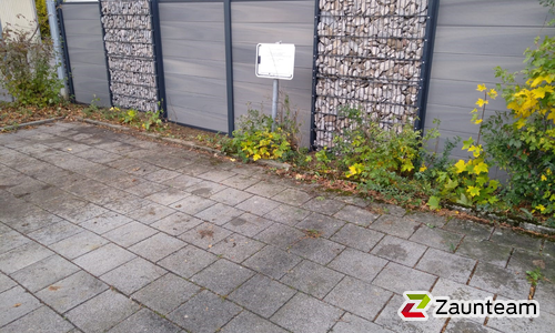 BPC Systemprofil einbetoniert wurde in Rutesheim von Zaunteam Pforzheim, Neuhausen im Jahr 2023 erstellt.