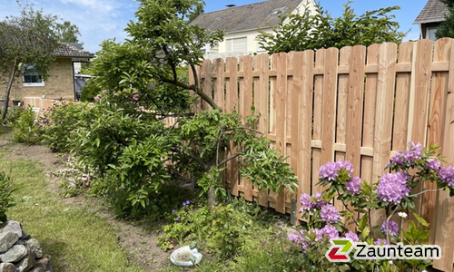 Holz Sichtschutz wurde in Minden von Zaunteam Kischkel, Lübbecke im Jahr 2020 erstellt.