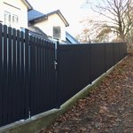 Aluminium Sichtschutz wurde in Bensheim-Auerbach von Zaunteam Bergstraße-Ried, Lorsch im Jahr 2023 erstellt.