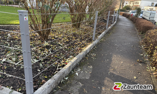 Drahtseilzaun weitere Modelle wurde in Augsburg von Zaunteam Schwaben-Nord, Todtenweis im Jahr 2024 erstellt.