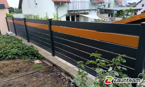 Alu Systemprofil diverse wurde in Bannewitz von Zaunteam Dresden-Süd, Dresden im Jahr 2025 erstellt.