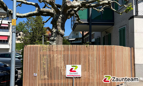 Holz Sichtschutz Lärche Natur Sargans wurde in Gossau von Zaunteam Appenzellerland, Wasserauen im Jahr 2025 erstellt.