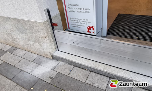 Hochwasserschutzzaun wurde in Schorndorf  von Zaunteam Fenzhöfe Oberwälden, Oberwälden im Jahr 2025 erstellt.