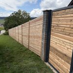 Holz Sichtschutz Rhombus wurde in Guttaring  von Zaunteam Kärnten-Ost, Bodensdorf im Jahr 2026 erstellt.