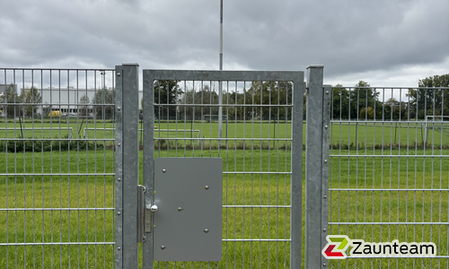 Doppelstabmattentor 1-flüglig wurde in Aichach von Zaunteam Schwaben-Nord, Todtenweis im Jahr 2025 erstellt.