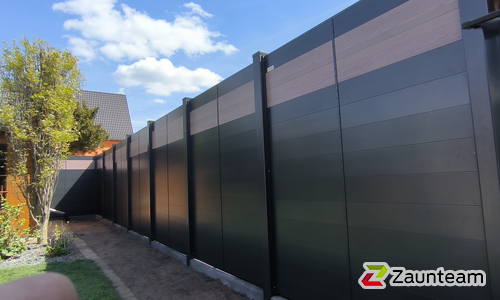 Aluminium Sichtschutz, weitere Modelle wurde in Dessau-Rosslau von Zaunteam Fläming, Coswig im Jahr 2025 erstellt.