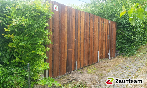 Holz Sichtschutz Western wurde in Elchingen  von Zaunteam Ulm, Lonsee im Jahr 2026 erstellt.
