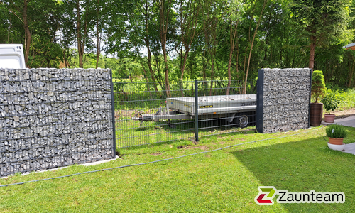 Gabionen Kombination wurde in Linz von Zaunteam Unteres-Mühlviertel, Bad Zell im Jahr 2025 erstellt.