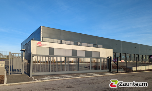 Schiebetor Aluminium wurde in Untermünkheim von Zaunteam Schwäbisch Hall, Schwäbisch Hall im Jahr 2023 erstellt.