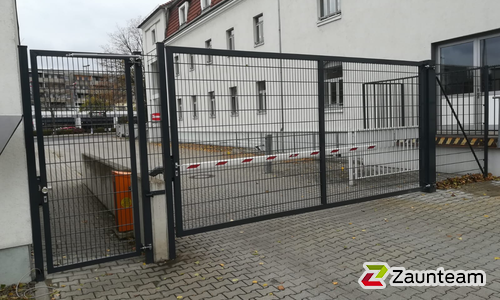 Doppelstabmattentor 1-flüglig wurde in Dresden von Zaunteam Dresden-Süd, Dresden im Jahr 2020 erstellt.