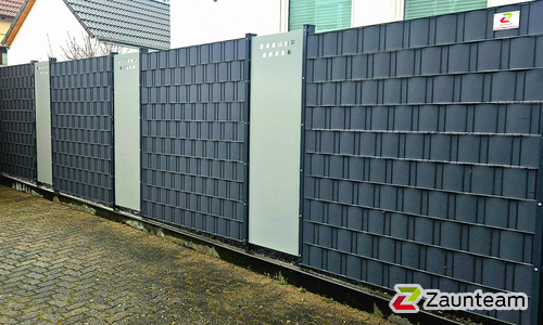 Flechtfix Vario Sichtschutz RAL Standardfarben wurde in Großheubach  von Zaunteam Westfranken, Eichenbühl im Jahr 2024 erstellt.