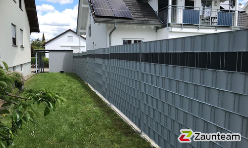 Flechtfix Vario Sichtschutz RAL Standardfarben wurde in Burladingen von Zaunteam Zollernalb, Burladingen-Ringingen im Jahr 2023 erstellt.