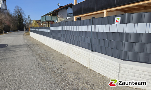 Flechtfix Vario Sichtschutz RAL Standardfarben wurde in Reutte von Zaunteam Allgäu, Bad Hindelang - Unterjoch im Jahr 2025 erstellt.