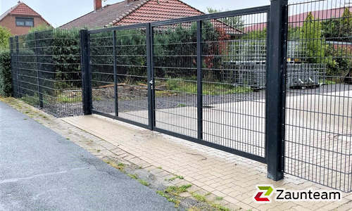 Doppelstabmattentor 2-flüglig wurde in Sachsenhagen von Zaunteam Schaumburger Land, Stadthagen im Jahr 2023 erstellt.