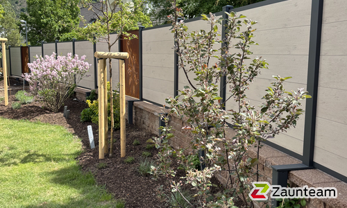 BPC Systemprofil in Aussparung wurde in Koblenz von Zaunteam Koblenz, Winningen im Jahr 2025 erstellt.