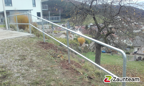 Geländer Stahl diverse wurde in Schneeberg von Zaunteam Westfranken, Eichenbühl im Jahr 2015 erstellt.
