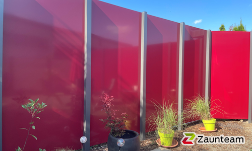 Aluminium Sichtschutz diverse wurde in Lauchringen von Zaunteam Granacher, Lauchringen im Jahr 2022 erstellt.