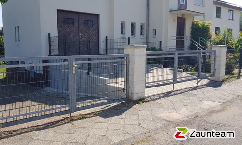 Doppelstabmattentor 2-flüglig wurde in Leipzig von Zaunteam Leipzig, Leipzig im Jahr 2025 erstellt.