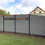 WPC Sichtschutz Diverse wurde in Markranstädt von Zaunteam Leipzig, Leipzig im Jahr 2025 erstellt.