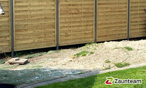 Dichtzaun wurde in Dwergte von Zaunteam Emsland, Rastdorf im Jahr 2025 erstellt.