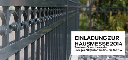 Zaunteam Oberschwaben Hausmesse