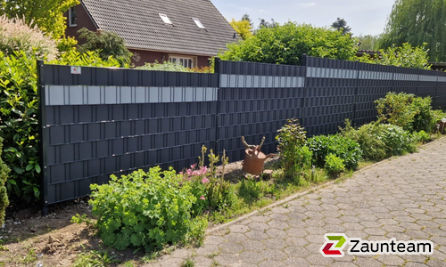 Flechtfix Vario Sichtschutz RAL Standardfarben wurde in Dornum von Zaunteam Ostfriesland, Südbrookmerland im Jahr 2026 erstellt.
