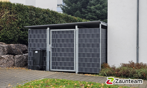 Flechtfix Vario Sichtschutz RAL Standardfarben wurde in Waldshut-Tiengen von Zaunteam Granacher, Lauchringen im Jahr 2025 erstellt.