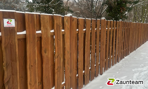 Holz Sichtschutz Western wurde in Halle von Zaunteam Halle, Halle im Jahr 2026 erstellt.