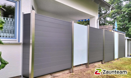 Aluminium Sichtschutz diverse wurde in Dessau-Rosslau von Zaunteam Fläming, Coswig im Jahr 2023 erstellt.