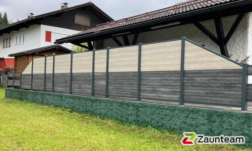 WPC Sichtschutz Diverse wurde in Burgberg von Zaunteam Allgäu, Bad Hindelang - Unterjoch im Jahr 2022 erstellt.