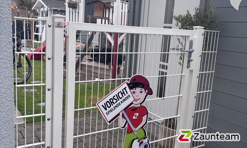 Doppelstabmattentor 1-flüglig wurde in Langenselbold von Zaunteam Main-Kinzig, Langenselbold im Jahr 2024 erstellt.