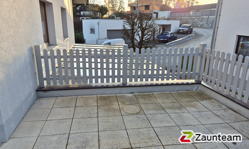 Classic Aluzaun aufgeschraubt wurde in 4283 von Zaunteam Unteres-Mühlviertel, Bad Zell im Jahr 2025 erstellt.