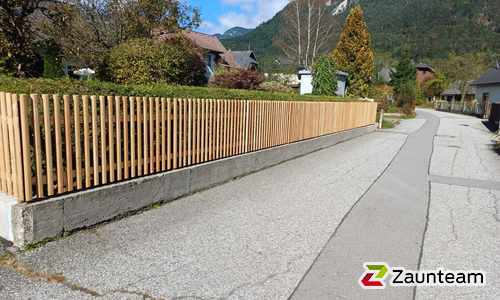 Lärchenzaun Kufstein wurde in Nötsch von Zaunteam Kärnten-Mitte, Arnoldstein im Jahr 2025 erstellt.
