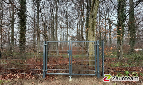 Doppelstabmattentor 2-flüglig wurde in Bad Schussenried von Zaunteam Oberschwaben, Obermarchtal im Jahr 2025 erstellt.