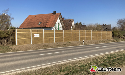 Schallschutzzaun Noistop Wood wurde in Aichach von Zaunteam Schwaben-Nord, Todtenweis im Jahr 2022 erstellt.
