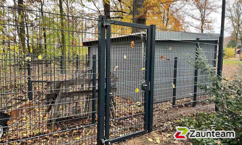 Doppelstabmattentor 1-flüglig wurde in Machern von Zaunteam Leipzig, Leipzig im Jahr 2024 erstellt.
