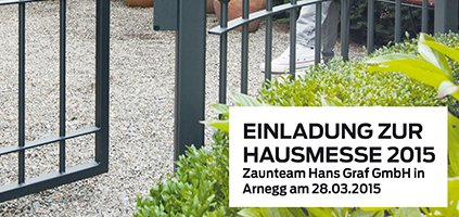 Zaunteam Hans Graf Hausmesse