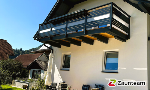 Geländer Aluminium diverse wurde in Bodensdorf  von Zaunteam Kärnten-Ost, Bodensdorf im Jahr 2023 erstellt.