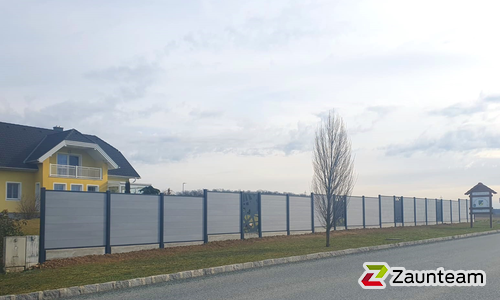 BPC Systemprofil einbetoniert wurde in Deutsch Tschanschendorf von Zaunteam Oststeiermark, Grafendorf bei Hartberg im Jahr 2024 erstellt.