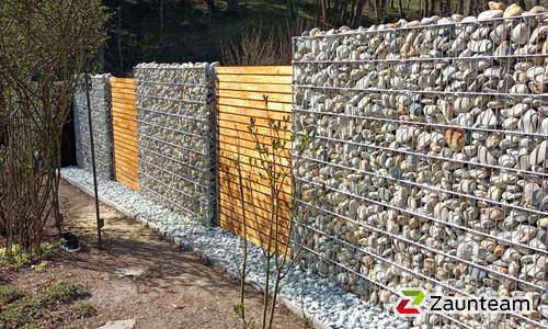 Gabionen Vario  wurde in Irenental von Zaunteam Wienerwald, Unter-Oberndorf im Jahr 2025 erstellt.