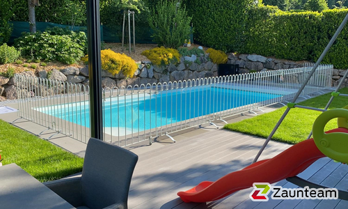 Poolzaun diverse wurde in Dogern von Zaunteam Granacher, Lauchringen im Jahr 2020 erstellt.