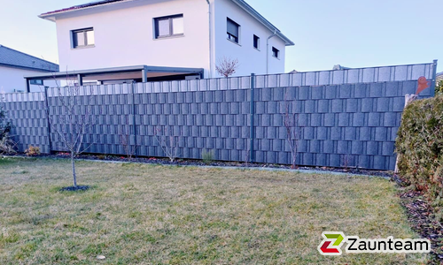 Flechtfix Vario Sichtschutz RAL Standardfarben wurde in Vellberg von Zaunteam Schwäbisch Hall, Schwäbisch Hall im Jahr 2026 erstellt.