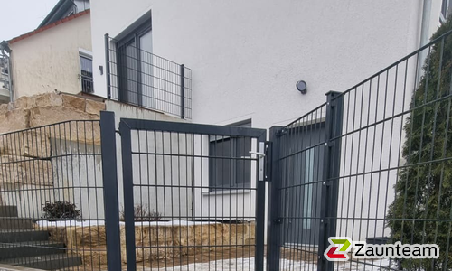 Doppelstabmattentor 1-flüglig wurde in Börtlingen von Zaunteam Fenzhöfe Oberwälden, Oberwälden im Jahr 2026 erstellt.