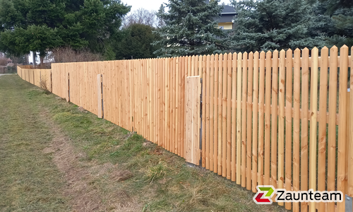 Palisadenzaun, weitere Modelle wurde in Malter von Zaunteam Dresden-Süd, Dresden im Jahr 2025 erstellt.