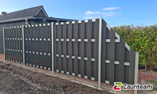 WPC Sichtschutz, weitere Modelle wurde in Südbrookmerland von Zaunteam Ostfriesland, Südbrookmerland im Jahr 2026 erstellt.