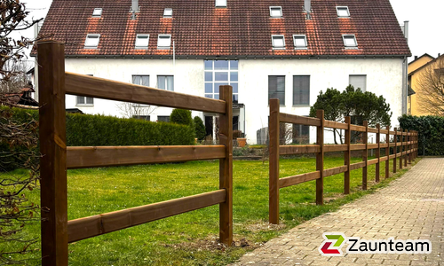 Koppelzaun Royal wurde in Urdorf von Zaunteam Zürich, Dietikon im Jahr 2026 erstellt.