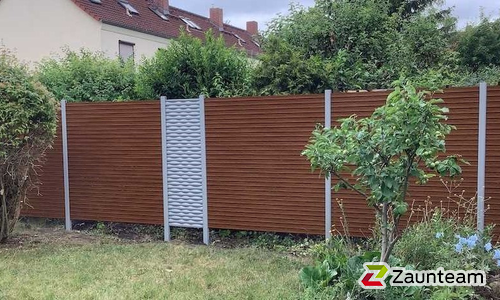 Aluminium Sichtschutz wurde in Halle  von Zaunteam Halle, Halle im Jahr 2023 erstellt.