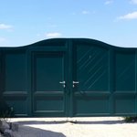 Aluminium Tor 2-flüglig wurde in Neulengbach von Zaunteam Wienerwald, Unter-Oberndorf im Jahr 2025 erstellt.