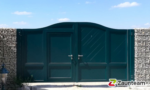 Aluminium Tor 2-flüglig wurde in Neulengbach von Zaunteam Wienerwald, Unter-Oberndorf im Jahr 2025 erstellt.